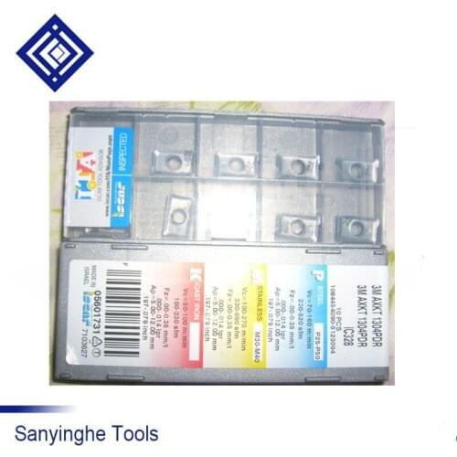 Free shipping high quality sanyinghe 10pcs/lots 3M AXKT1304PDR-MM IC328 cnc carbide milling insert