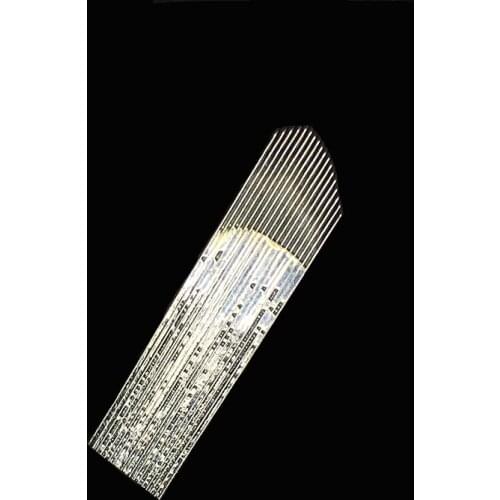 18 Pin Needle V Shape Eyebrow Tattoo Superior Microblading Blades For Permanent Makeup Manual Pen 3D Eyebrow Embroidery