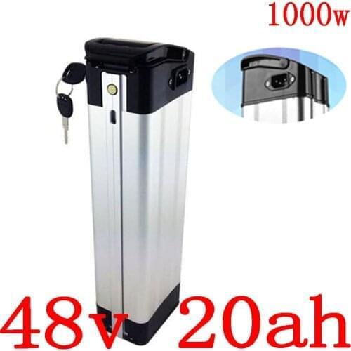 48V 1000W battery pack 48V 20AH Lithium battery 48V 10AH 12AH 13AH 15AH 17AH 18AH 20AH 21AH electric bike battery free duty