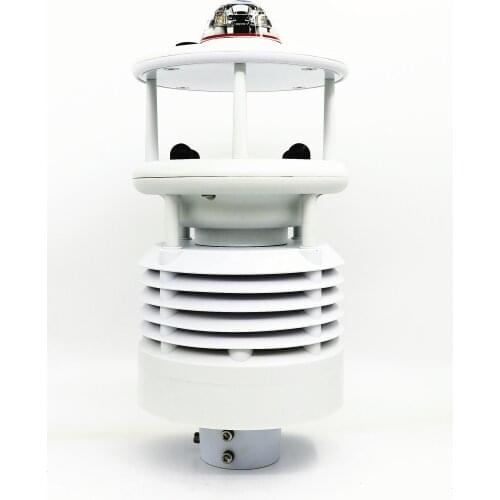 Nine parameters wind speed wind direction temperature humidity pressure PM2.5 PM10 noise rainfall compact weather station