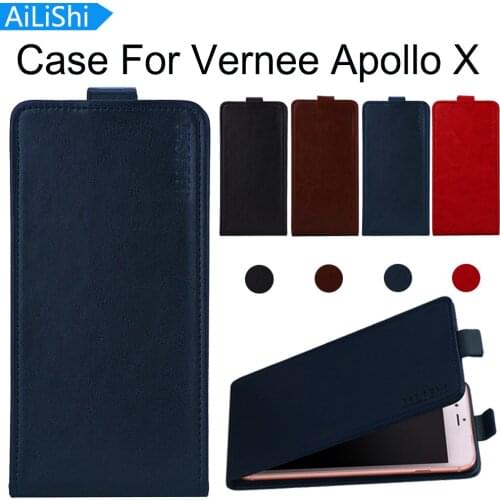 AiLiShi Factory Direct! Case For Vernee Apollo X Fashion Flip PU Leather Case Exclusive 100% Special Phone Cover Skin+Tracking