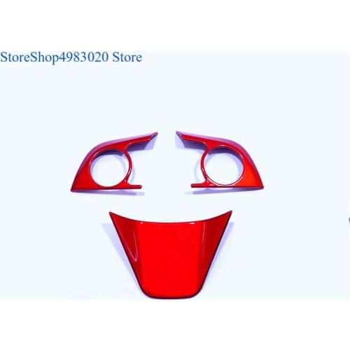 Accessories Interior For Toyota Camry XV70 2018 2019 Carbon Fiber Style Steering Wheel Sequins Cover Molding Trim Car Styling