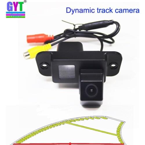 Dynamic Trajectory Tracking car Rear view Reverse camera For Ssangyong Actyon Parking Accessories for Android DVD