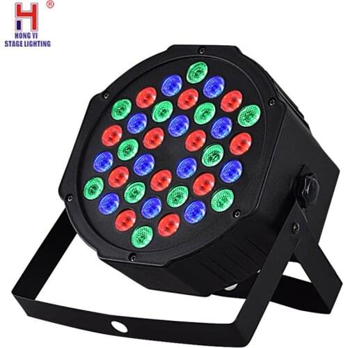 Dj Light Flat Par 36X3W Led Rgb Lights Wash Effect For Stage Family Party Lighting
