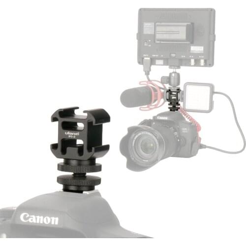 For Camera Three Head Boots, Base Light, Microphone Monitor, Multi-function, One Drag, Three Base