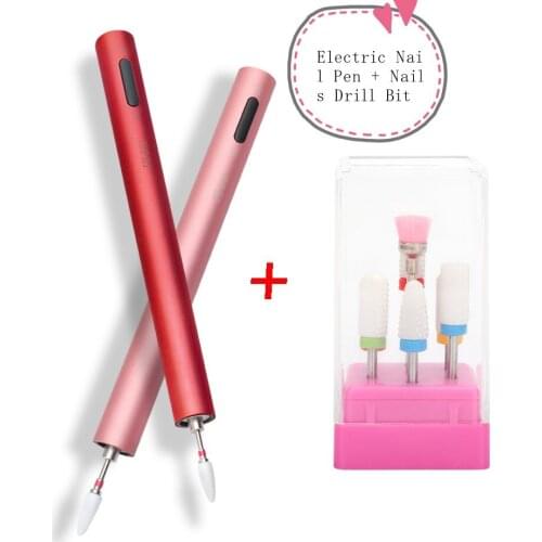 Electric Nail Drill Machine Kit Nail Drill Bits Professional Manicure Pedicure Nail File Nail Machine Tools Set With Nail Drill