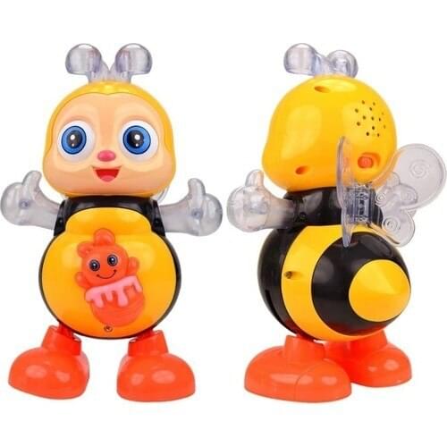 Battery operated Illuminated Dancing Bee-Light and Voice Toys-Active Animals