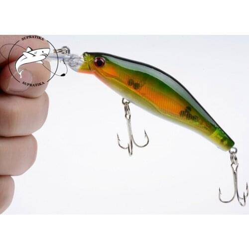 1Pcs 10cm/11.5g Wobblers Minnow Sea Fishing Baits Lure For Suspension Laser Artificial Hard Carp Fish Isca Swimming 0.6m-2.4m