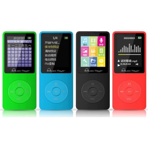 SMILYOU 4GB / 8GB MP4 Player with 1.8 inch Screen Support TF/SD Card FM Radio Voice Recording Sport Music Player for Phones