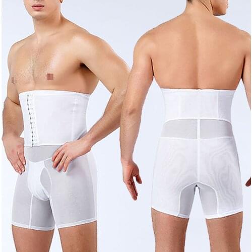 Men Slimming Body Shaper Panties Tummy Control Shapewear Waist Support Body Shaping Panty Breathable High Waist Butt Lifter Pant