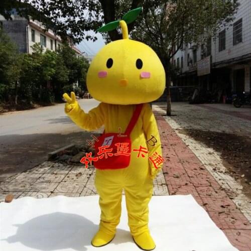 Latest High Quality Custom Orange Mascot Costumes Fruit Theme Cosplay Mascot Costumes for Sale Holiday Special Clothing
