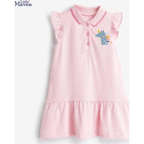 Toddler Girls Sleeveless Dresses 2021 Summer New Baby Kids Casual Cute Ruffles Vest Dress Korean Dots Print Dresses For Girls