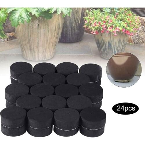 24pcs Pot EVA Feet Foam Pad Plant Flowerpot Accessories Round Durable Invisible New Gardening Supplies Fashion With Adhesive