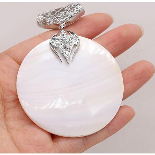 Natural Shell Pendants Bohemia Mother-of-pearl Shell Charms for DIY Earring Necklace Jewelry Making Summer Gifts