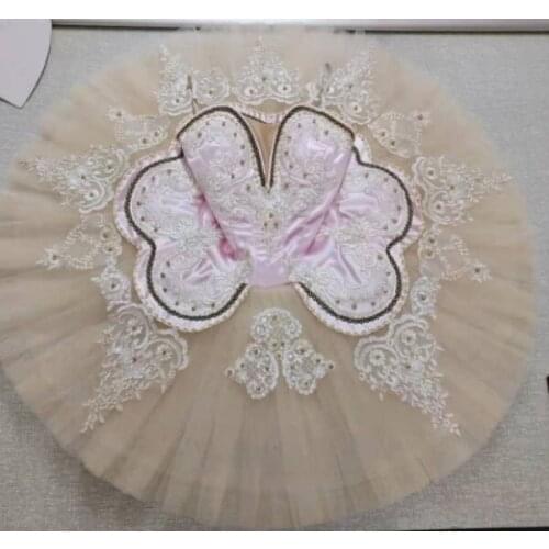 Professional Ballet Tutus Pink Fairy Pancake Classical Ballet Costume Women Aurora in the Sleeping Beauty