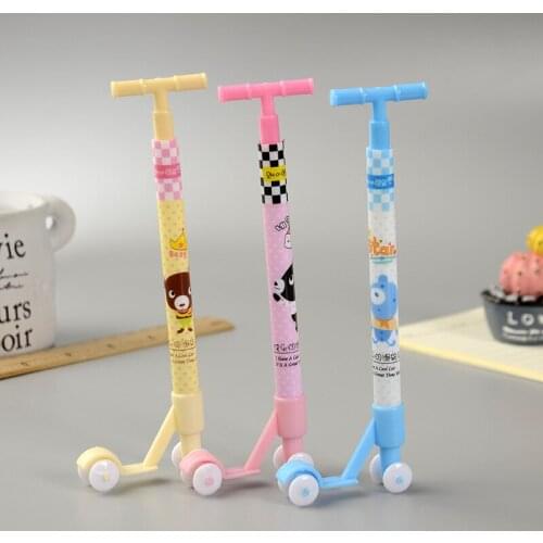 40PCS Japan and South Korea Stationery Creative Scooter Modeling Ballpoint Pen Cartoon Student Stationery Writing Pen