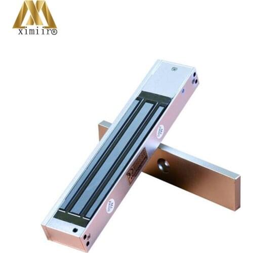 Smart Lock With LED Magnetic Lock Single M280 DC12V 280kg/600lbs Electromagnetic Lock Series For Door Access Control