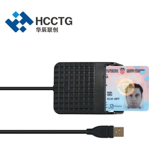 USB PC-Link Contact Smart IC Chip Card Reader Conformance with PC/Sc Ccid Protocal (DCR33)