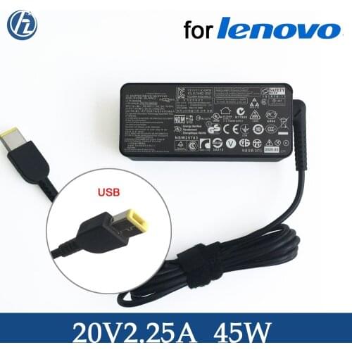 45W 20V 2.25A AC Adapter Laptop Charger for Lenovo ThinkPad Helix 11.6 i5-3337U i5-3427U Helix (3698) 3698-4UU 3698-4PU 45N0295
