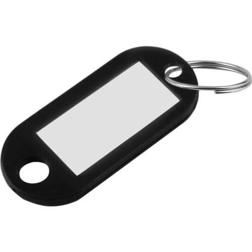 1 Pcs Plastic Cool Key Chain Tags Key Ring ID Identity Tags Rack Name Card Label Shop Price Accessories For Men Women