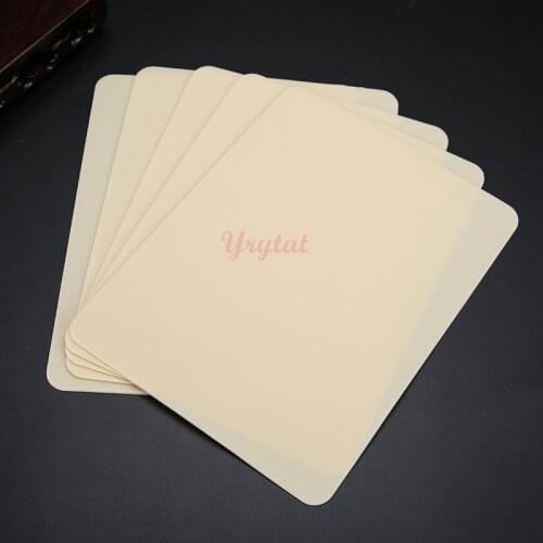 10pcs/lot Permanent Makeup Tattoo Practice Skins Blank Tattoo Practice Fake Skins Best Quality Double Sided For Beginner Artists