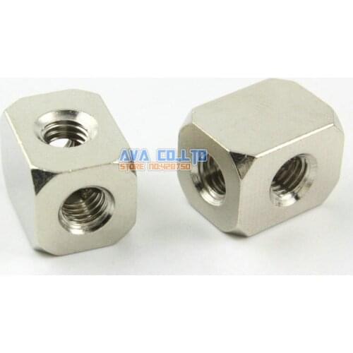 10 Pieces M5 Brass 4 Way Union Pneumatic Hose Connector