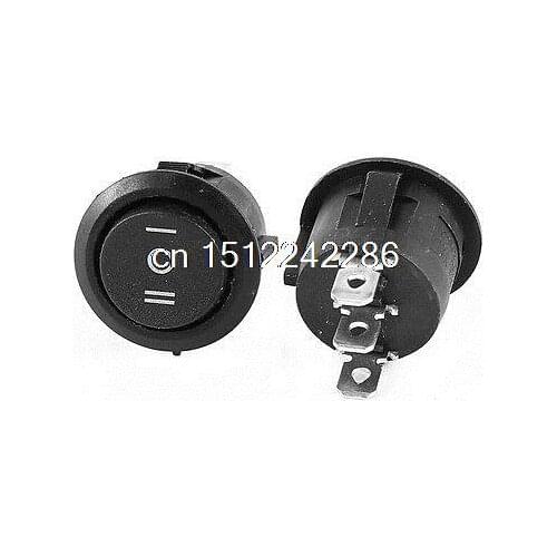 2pc of AC 10A/250V 15A/125V 3 Pin SPDT ON/OFF/ON 3 Way Boat Rocker Switch