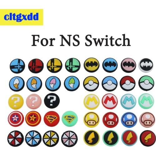 4pcs Joystick Cover Thumb Stick Grip Silicone Cap For Nintendo Switch NS Lite Joy-Con Controller Gamepad Thumbstick Case