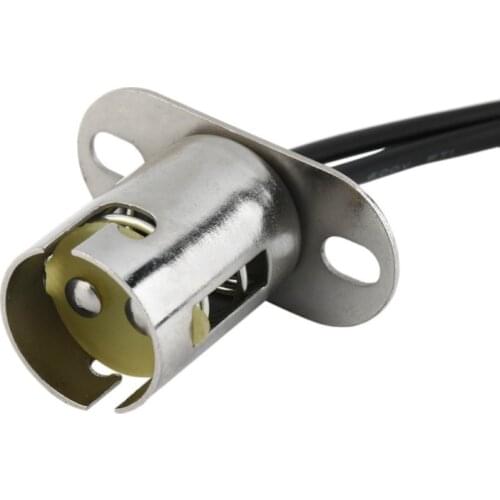 6pcs 1157 BA15D 1156 BA15S LED Light Bulb Socket Holder Cable Wire Adapter Socket Converter For Car Turn Signal Lamp