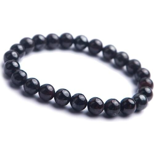 8mm Genuine Natural Sugilite Gems Stone Beads Women Fashion Stretch Crystal Bracelet