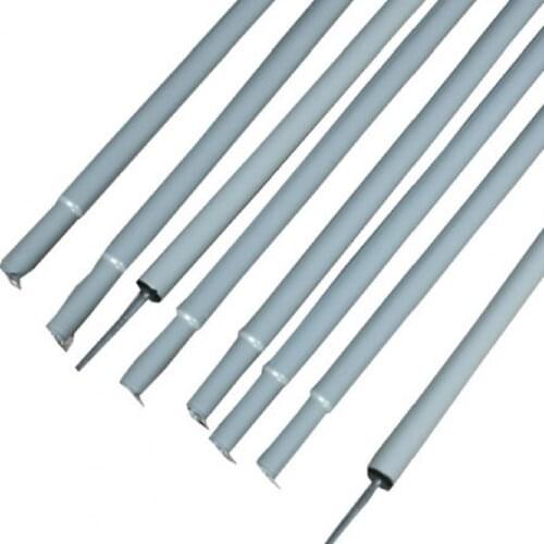 8 Sections Iron Awning Boom Tent Rods Canopy Poles Tarp Holder Bracket for Outdoor Camping