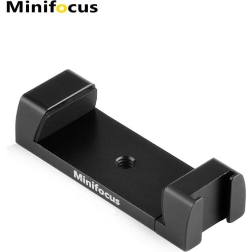 Aluminum Phone Tripod Mount w Cold Shoe Mount Universal Clamp for iPhone 11 Pro Max XS XR X 8 7 Plus Samsung Smartphone Vlogging