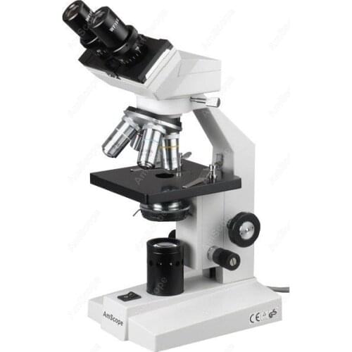 Binocular Biological Microscope-AmScope Supplies Binocular Biological Microscope 40X-2000X