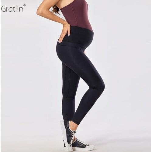 Belly Active Pregnance Pants Womens Maternity Leggings - 25 Inches