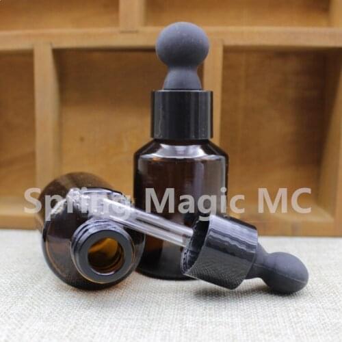30ml Brown essential oil bottle glass dropper bottle with dropper Essence Packaging Physiotherapy DIY Essential Oil Bottle