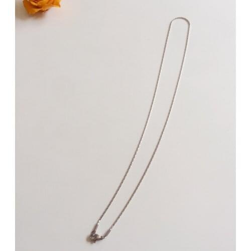 1MM/w 18inch 10Pcs Stainless Steel Jewelry Chains Necklaces Jewelry Findings & Accessories