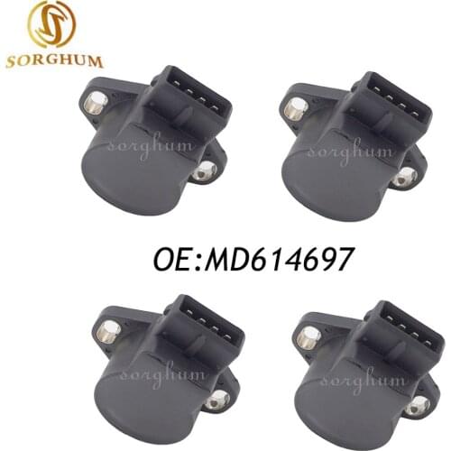 4PCS MD614697 Throttle Position Sensor TPS for Eagle Summt Mitsubishi Montero