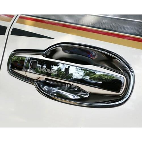 For Toyota Land Cruiser 200 2008 2009 2010 2011 2012 2013 2014 2015 LC200 Years Stainless Steel Handle and Door Bowl Accessories