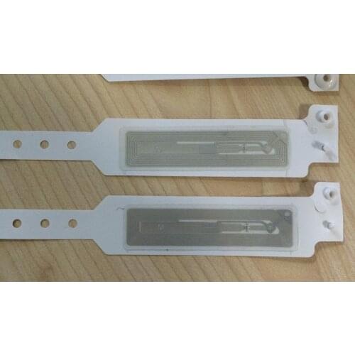 Electronic medical RFID wristband PVC tag Waterproof NFC Smart Type label scoreboard 13.56Mhz