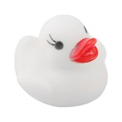 5 Colors LED Water Induction Light Ducks Time Fun Toys Plays Fishing Toy Play Flashing Floating Duck For The Bathroom Bath Toy