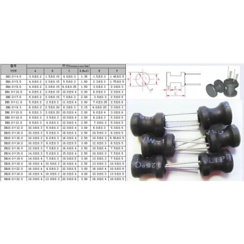 Inductor 10*16mm 680UH frequency ferrite 681K 10% PVC Radial Leaded Power inductor New and original