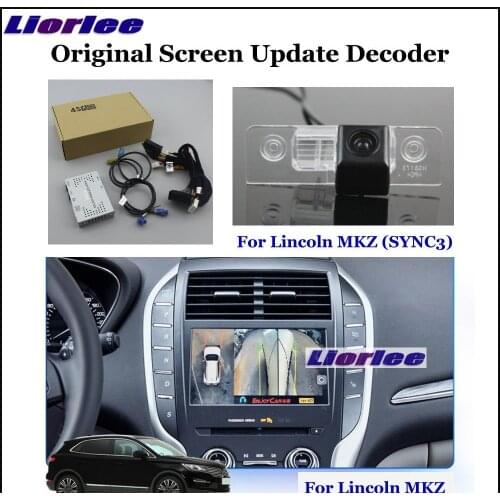 HD Reversing Parking Camera For Lincoln MKZ SYNC3 2013-2020 2015 Rear View Backup CAM Decoder Accessories
