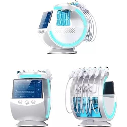 7in1 H2 O2 Hydra Facial Oxygen Facial Cleaning Machine With Bio Skin Rejuvenation Whitening Face Lifting Beauty Device