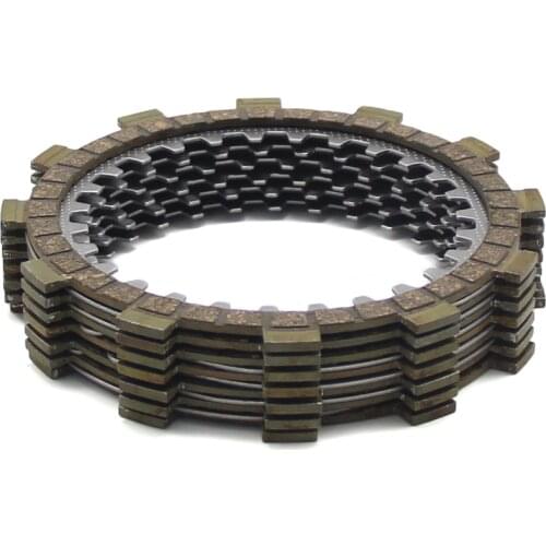 Clutch Friction Disc Plate Kit For Yamaha RZ350 DT250 DT400 TY250 D/E Clutch Platees 5Y1-16331-01/4L0-16321-00 498-16325-00