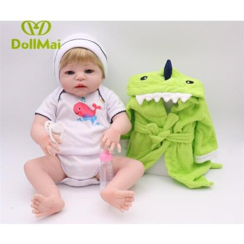 Hot Sale Bebes Reborn Baby Dolls Realistic Girl Princess 23 inch Baby Dolls Alive Reborns Toddler Washable Toy For kids Gifts