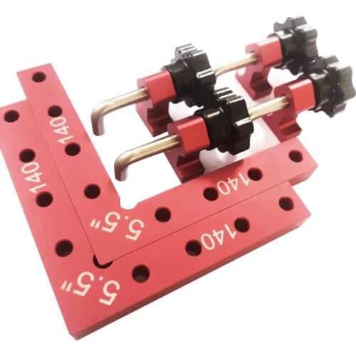 1Pcs Woodworking Right-angle Ruler Set 90 Degrees L-Shaped Fixture Positioning Clamps Splicing Board Positioning Ruler Tool