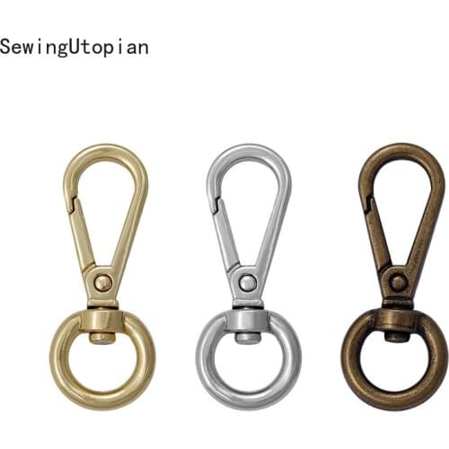5PCS Luggage Straps Metal Chain Buckles Dog Collar Hanger Clasps Swivel Trigger Clips Snap Hook DIY Sewing Key Chain Accessories