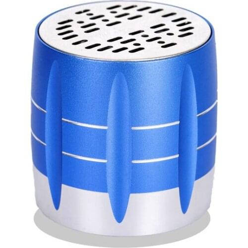 Fashion Wireless Speaker Mini Bluetooth 5.0 Loudspeaker Portable Outdoor Metal Material Bass Stereo Travel Small Subwoofer