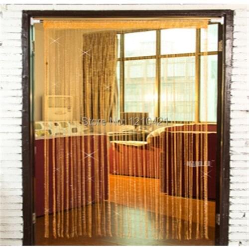 New sitting room adornment High-grade flashing silver shade straight curtain with silver encryption with free shipping