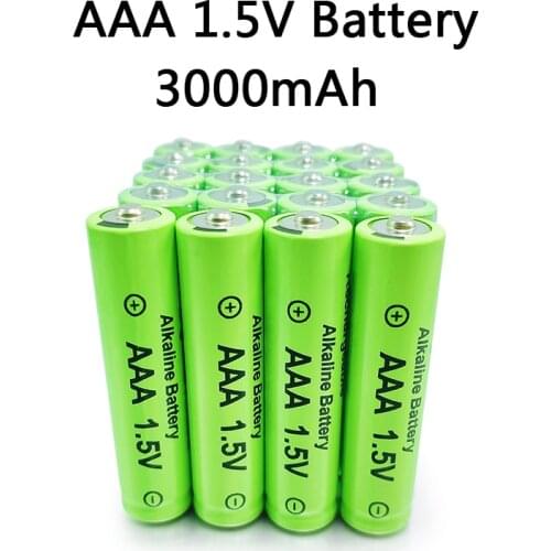 New AAA battery 3000mAh 1.5V alkaline AAA rechargeable battery for remote control toy light battery high capacity Long endurance